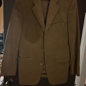 Tasso Elba Tan Corduroy Blazer